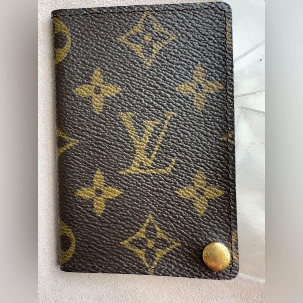 Louis Vuitton Porte Cartes Monogram Card Holder w Dust Cover - Picture 4 of 11